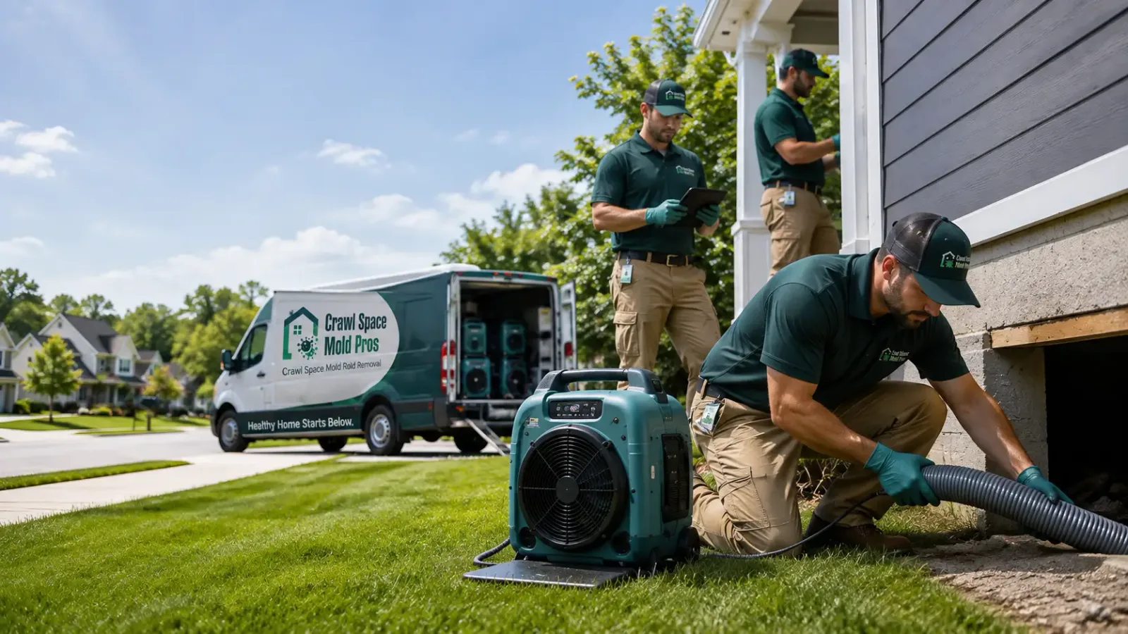 Crawl Space Mold Removal in Cedar Rapids, NE